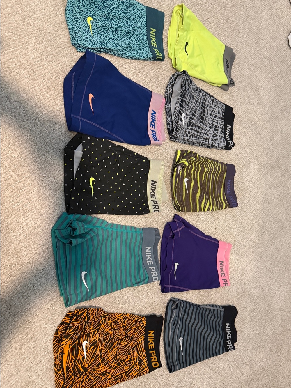 Nike Pro Compression Shorts bundle